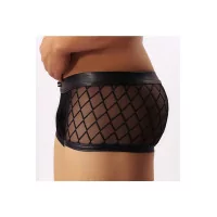 Boxer Negro Semi Transparente - (14,90 €) | Poppers Express