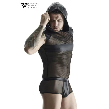 Wetlook en Mesh Hoodie T-shirt - Regnes (€ 34,92) | Poppers Express