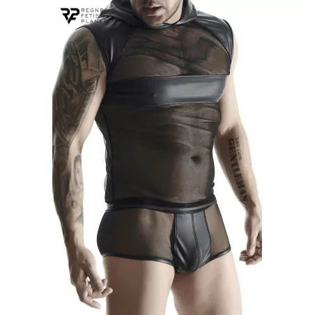 Wetlook en Mesh Hoodie T-shirt - Regnes (€ 34,92) | Poppers Express