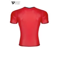 T-shirt Wetlook Rouge avec Col V - Regnes (34,90 €) | Poppers Express