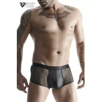 Black Wetlook and Mesh Boxer - Regnes (€33.90) | Poppers Express