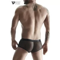 Black Wetlook and Mesh Boxer - Regnes (€33.90) | Poppers Express