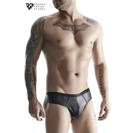 Black Shiny Wetlook Brief - Regnes (€27.90) | Poppers Express