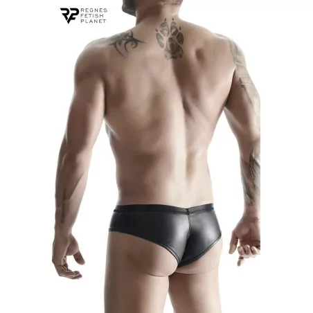 Black Shiny Wetlook Brief - Regnes (€27.90) | Poppers Express