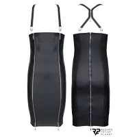 Split Zippered Dress with Removable Straps - Regnes (€88.90) | Poppers Express