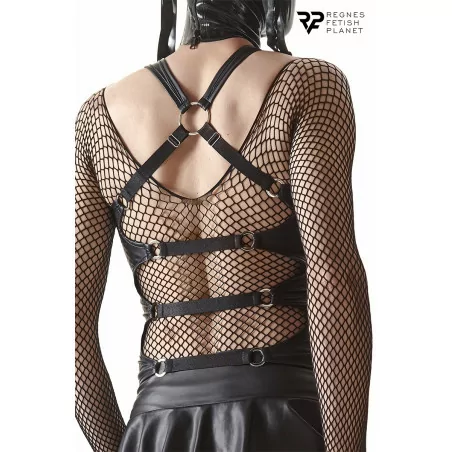 Tank Top in Black Mesh - Regnes (€46.90) | Poppers Express