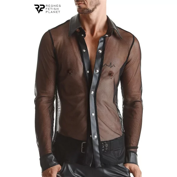 Camisa Transparente Cesare - Regnes (67,90 €) | Poppers Express