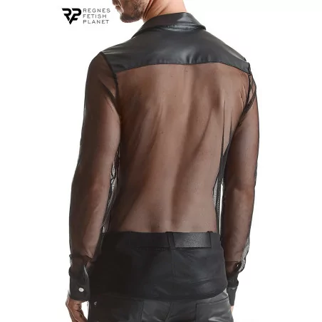 Transparent Cesare Shirt - Regnes (€67.90) | Poppers Express