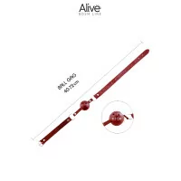 Baillon Boule Percée Rouge - Discretion - Alive (9,90 €) | Poppers Express