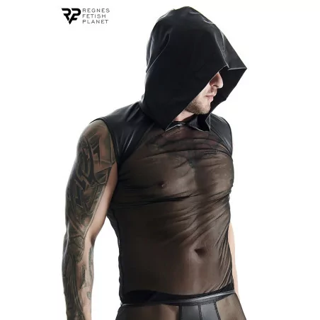 Mouwloos Hooded Mesh T-shirt - Regnes (€ 36,58) | Poppers Express