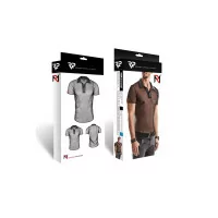 Polo de Malla Negra Transparente - Regnes (54,90 €) | Poppers Express