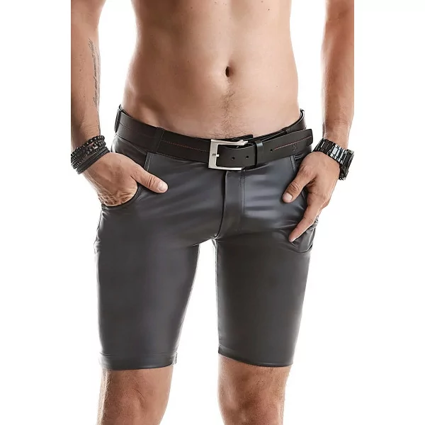 Bermudas de Talle Bajo Extensibles con Efecto Mojado - Regnes (84,90 €) | Poppers Express