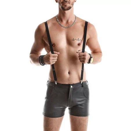 Elegant and Versatile Black Suspenders - Regnes (€46.90) | Poppers Express