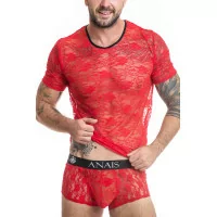 Camiseta de Encaje Rojo - Brave - Anaïs for Men (33,90 €) | Poppers Express