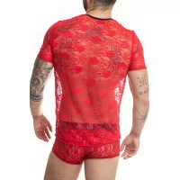 Camiseta de Encaje Rojo - Brave - Anaïs for Men (33,90 €) | Poppers Express