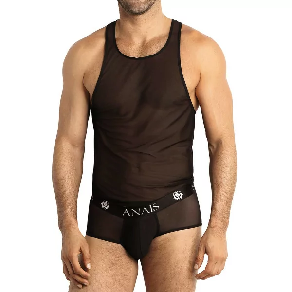 Black Semi-Transparent Tank Top Eros - Anaïs for Men (€26.90) | Poppers Express