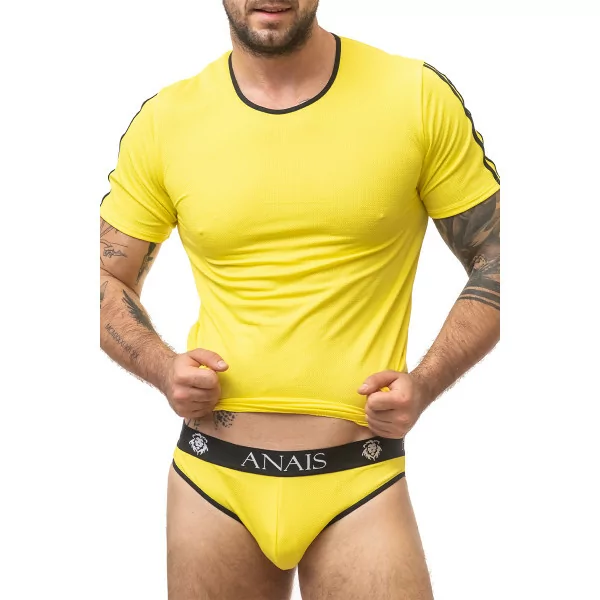 T-shirt Giallo con Tessuto a Rilievo - Tokio - Anaïs for Men (33,90 €) | Poppers Express