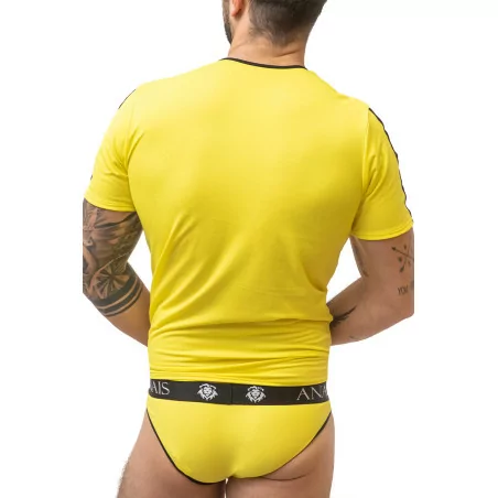 Textured Yellow T-shirt - Tokio - Anaïs for Men (€33.90) | Poppers Express