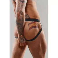 Black & Red Zebra Tulle Jockstrap - Regnes - Regnes (€49.90) | Poppers Express