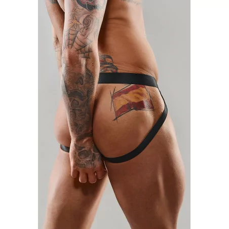 Black & Red Zebra Tulle Jockstrap - Regnes (€49.90) | Poppers Express