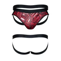 Black & Red Zebra Tulle Jockstrap - Regnes - Regnes (€49.90) | Poppers Express