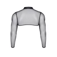 Croptop Mesh Noir Transparent - Regnes (59,90 €) | Poppers Express