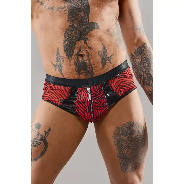 Shorty con Cremallera de Tulle Cebra - Regnes (59,90 €) | Poppers Express