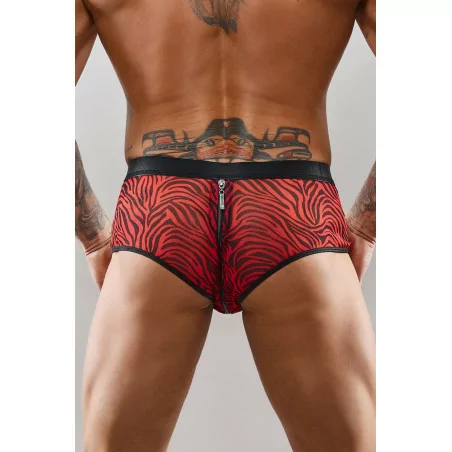 Shorty con Cremallera de Tulle Cebra - Regnes (59,90 €) | Poppers Express