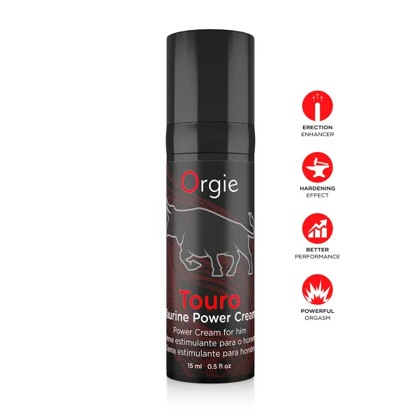 Crema de Erección Touro Power 15ml - Orgie (14,90 €) | Poppers Express