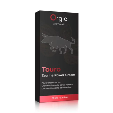 Crema de Erección Touro Power 15ml - Orgie (14,90 €) | Poppers Express