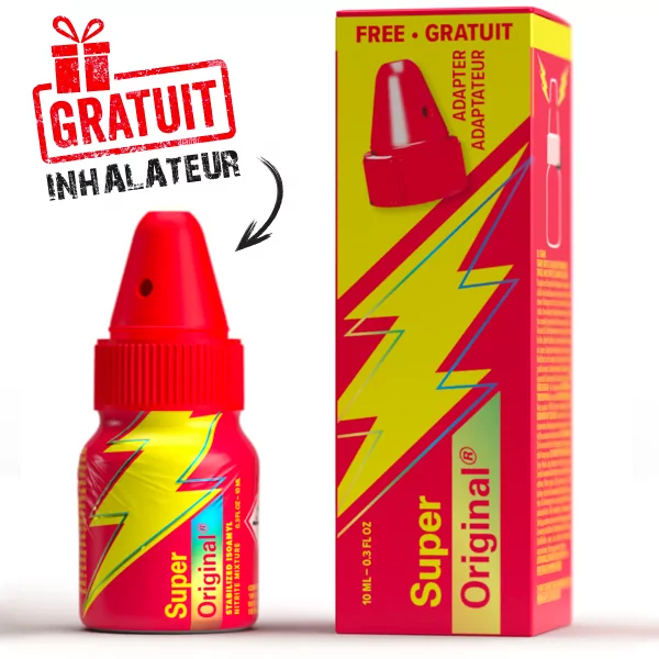 Gift Offer: Super Original® 10ml (Amyl) with Free Inhaler - Original (€9.90) | Poppers Express