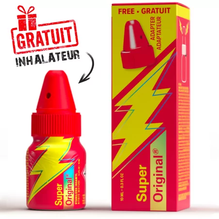 Offre Limitée : Super Original® 10ml avec Inhalateur Offert - Original (9,90 €) | Poppers Express