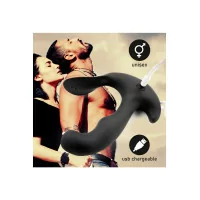 Stimolatore Anale Vibrante con Telecomando - Black Jamba - (55,95 €) | Poppers Express