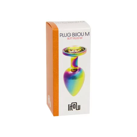 Plug Bijou Rainbow M - Litolu (14,90 €) | Poppers Express