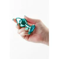 Plug Bijou Vert en Aluminium Chromé - Taille M - NS Novelties (17,90 €) | Poppers Express