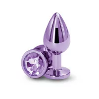 Plug Gioiello Viola in Alluminio Cromato - Taglia M - NS Novelties (17,90 €) | Poppers Express