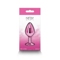 Pink Jewel Plug in Chrome Aluminum - Size M - NS Novelties (€17.90) | Poppers Express