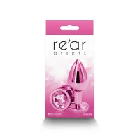 Pink Jewel Plug in Chrome Aluminum - Size M - NS Novelties (€17.90) | Poppers Express