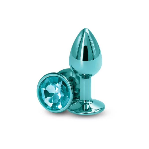 Plug Bijou Vert en Aluminium Chromé - Taille S - NS Novelties (12,99 €) | Poppers Express