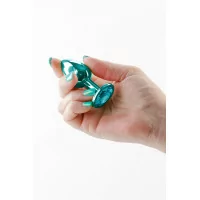 Groene Sierplug in Verchroomd Aluminium - Maat S - NS Novelties (€ 12,99) | Poppers Express