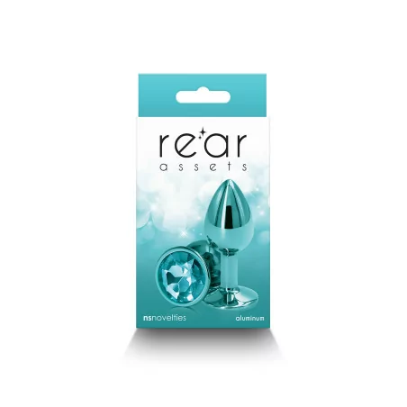 Green Jewel Plug in Chrome Aluminum - Size S - NS Novelties (€12.99) | Poppers Express