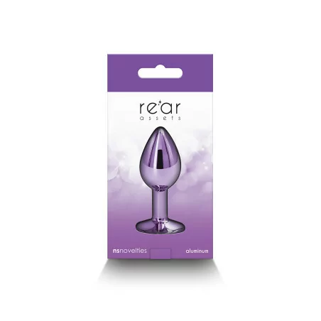 Plug Bijou Violet en Aluminium Chromé - Taille S - NS Novelties (12,99 €) | Poppers Express