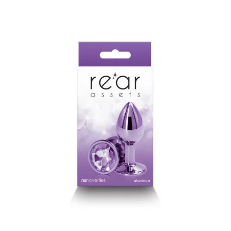 Plug Joya Violeta en Aluminio Cromado - Tamaño S - NS Novelties (12,99 €) | Poppers Express