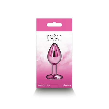 Pink Jewel Plug in Chrome Aluminum - Size S - NS Novelties (€10.83) | Poppers Express