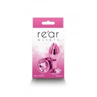 Pink Jewel Plug in Chrome Aluminum - Size S - NS Novelties (€10.83) | Poppers Express