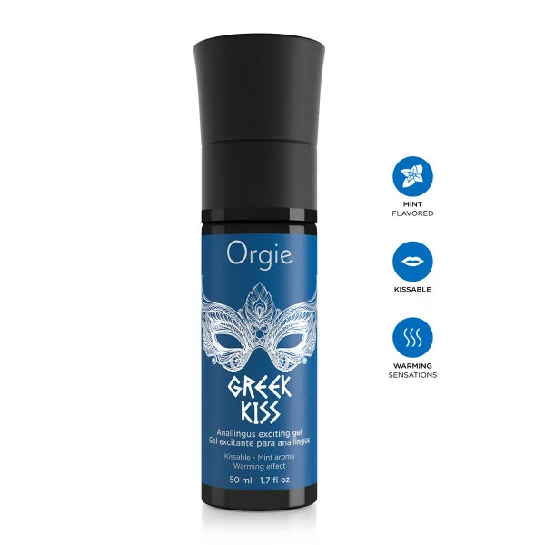 Gel Estimulante para Anulingus - Greek Kiss - Orgie (21,90 €) | Poppers Express