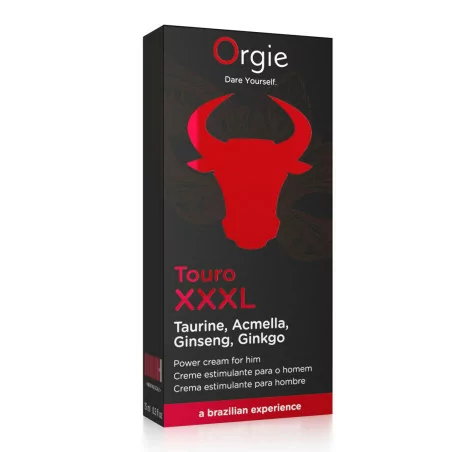 Crème pour Améliorer Érection & Performances — Touro XXXL Power Cream 15ml - Orgie (25,99 €) | Poppers Express