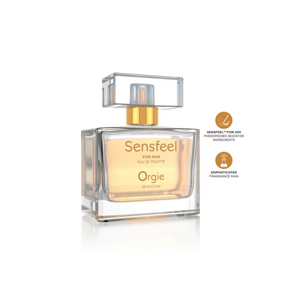 Eau de toilette Booster de Phéromone 50ml — Sensfeel pour homme - Orgie (40,83 €) | Poppers Express