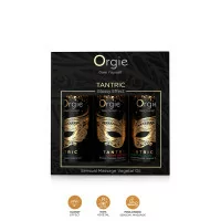 Coffret 3 Huiles de Massage Sensuel Tantric Effet Brillant - Orgie (31,90 €) | Poppers Express