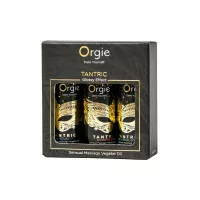 Coffret 3 Huiles de Massage Sensuel Tantric Effet Brillant - Orgie (31,90 €) | Poppers Express